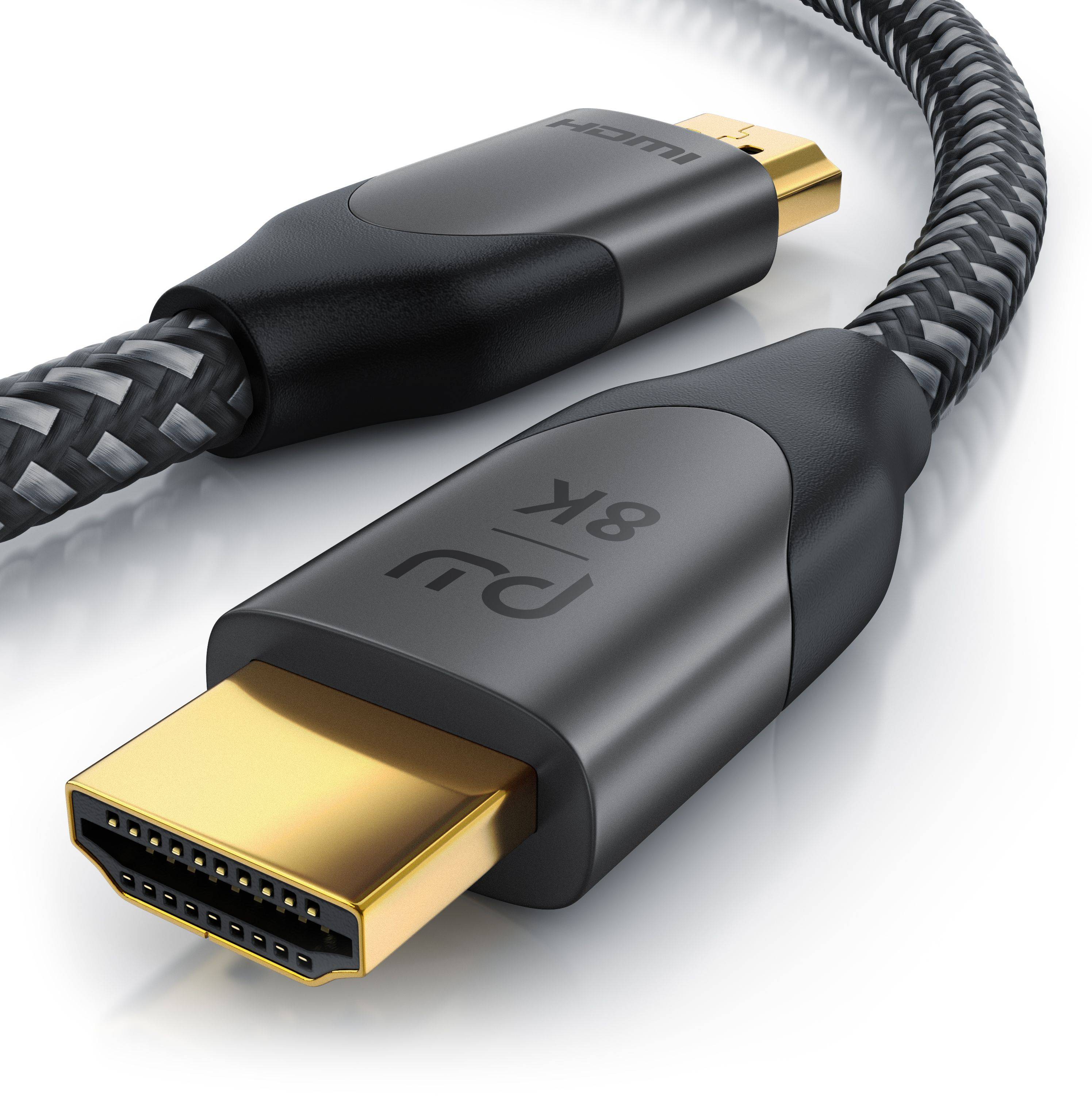Primewire 8k HDMI Kabel 2.1, 8K @ 120Hz 4K @ 240Hz mit DSC, HDMI 2.0a 2.0b, 3D, HDTV UHD II, HDR-10+, Dolby Vision - 4m