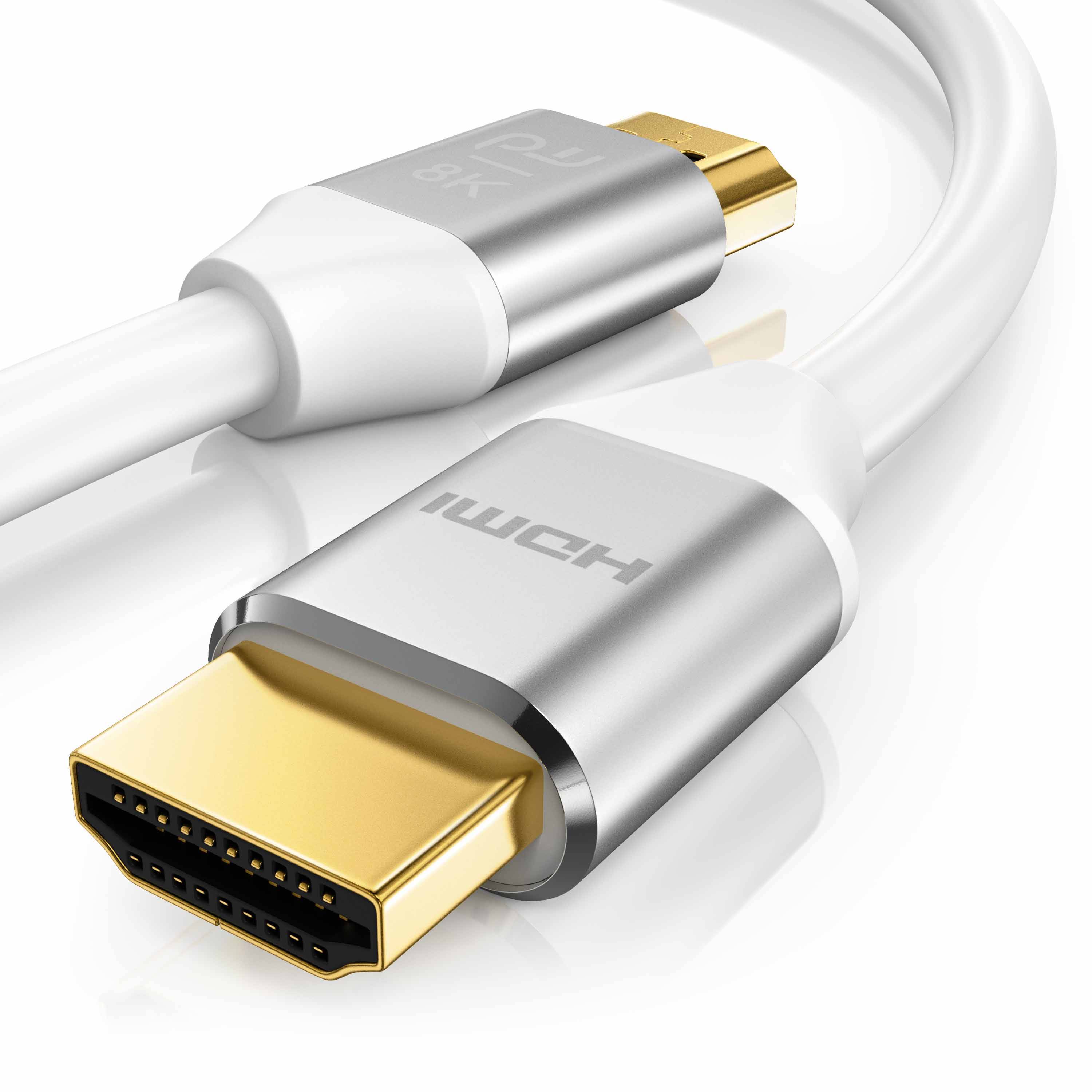 Primewire 8K Premium HDMI Ultra High Speed Kabel 2.1 7680 x 4320 @ 120 Hz mit DSC - 4m