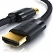 Primewire - 10m High Speed 8K HDMI Kabel 2.1, Ethernet ARC 3D 4K Ultra HD 7680x4320 @ 120 Hz HDTV Full HD, Schwarz Primewire - 10m High Speed 8K HDMI Kabel 2.1, Ethernet ARC 3D 4K Ultra HD 7680x4320 @ 120 Hz HDTV Full HD, Schwarz