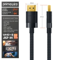 Primewire - 10m High Speed 8K HDMI Kabel 2.1, Ethernet ARC 3D 4K Ultra HD 7680x4320 @ 120 Hz HDTV Full HD, Schwarz Primewire - 10m High Speed 8K HDMI Kabel 2.1, Ethernet ARC 3D 4K Ultra HD 7680x4320 @ 120 Hz HDTV Full HD, Schwarz