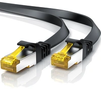 Primewire LAN-Kabel CAT.7, RJ-45 (Ethernet), CAT 7 Flachband U/FTP Gigabit Netzwerkkabel 10 Gbit/s Patchkabel - 7,5m Primewire LAN-Kabel CAT.7, RJ-45 (Ethernet), CAT 7 Flachband U/FTP Gigabit Netzwerkkabel 10 Gbit/s Patchkabel - 7,5m