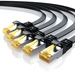 Primewire LAN-Kabel CAT.7, RJ-45 (Ethernet), CAT 7 Flachband U/FTP Gigabit Netzwerkkabel 10 Gbit/s Patchkabel - 3m Primewire LAN-Kabel CAT.7, RJ-45 (Ethernet), CAT 7 Flachband U/FTP Gigabit Netzwerkkabel 10 Gbit/s Patchkabel - 3m