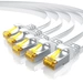 Primewire 5x LAN-Kabel CAT.7, RJ-45 (Ethernet), CAT 7 Flachband U/FTP Gigabit Netzwerkkabel 10 Gbit/s Patchkabel - 0,25m Primewire 5x LAN-Kabel CAT.7, RJ-45 (Ethernet), CAT 7 Flachband U/FTP Gigabit Netzwerkkabel 10 Gbit/s Patchkabel - 0,25m