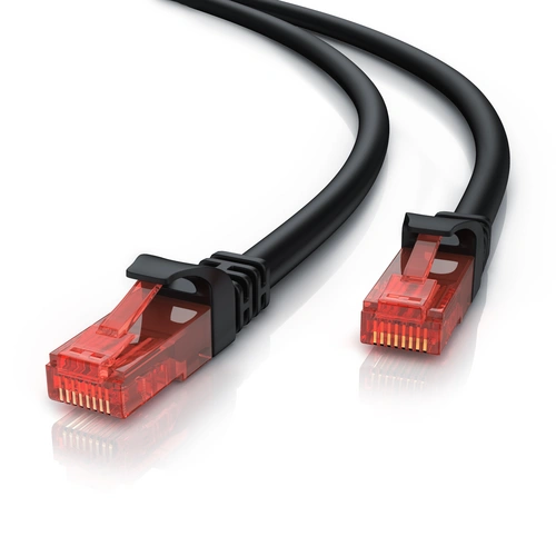 CSL Cat 6 Gigabit Ethernet LAN Kabel, mehrfach Geschirmt, UTP Gigabit 1000 Mbit/s Patchkabel, Netzwerkkabel - 25m CSL Cat 6 Gigabit Ethernet LAN Kabel, mehrfach Geschirmt, UTP Gigabit 1000 Mbit/s Patchkabel, Netzwerkkabel - 25m