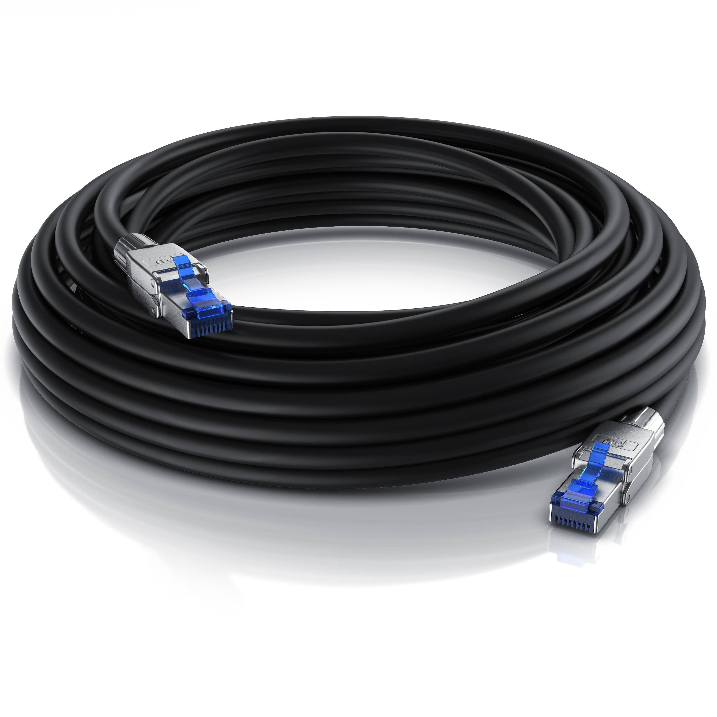 Primewire Patchkabel CAT 8 - Gigabit Ethernet LAN Kabel - 40 Gbit/s - S/FTP PIMF Schirmung - Netzwerkkabel - 0,25m