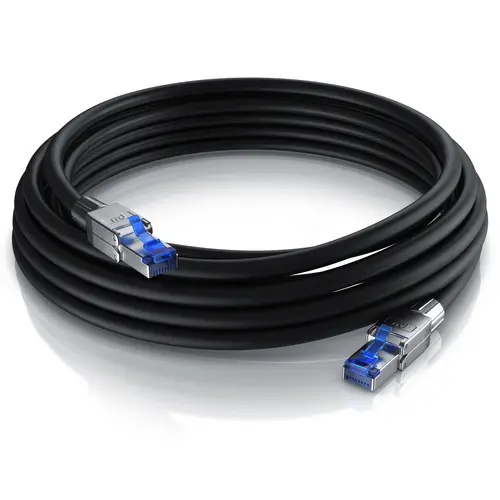 Primewire Patchkabel CAT 8 - Gigabit Ethernet LAN Kabel - 40 Gbit/s - S/FTP PIMF Schirmung - Netzwerkkabel - 1m Primewire Patchkabel CAT 8 - Gigabit Ethernet LAN Kabel - 40 Gbit/s - S/FTP PIMF Schirmung - Netzwerkkabel - 1m