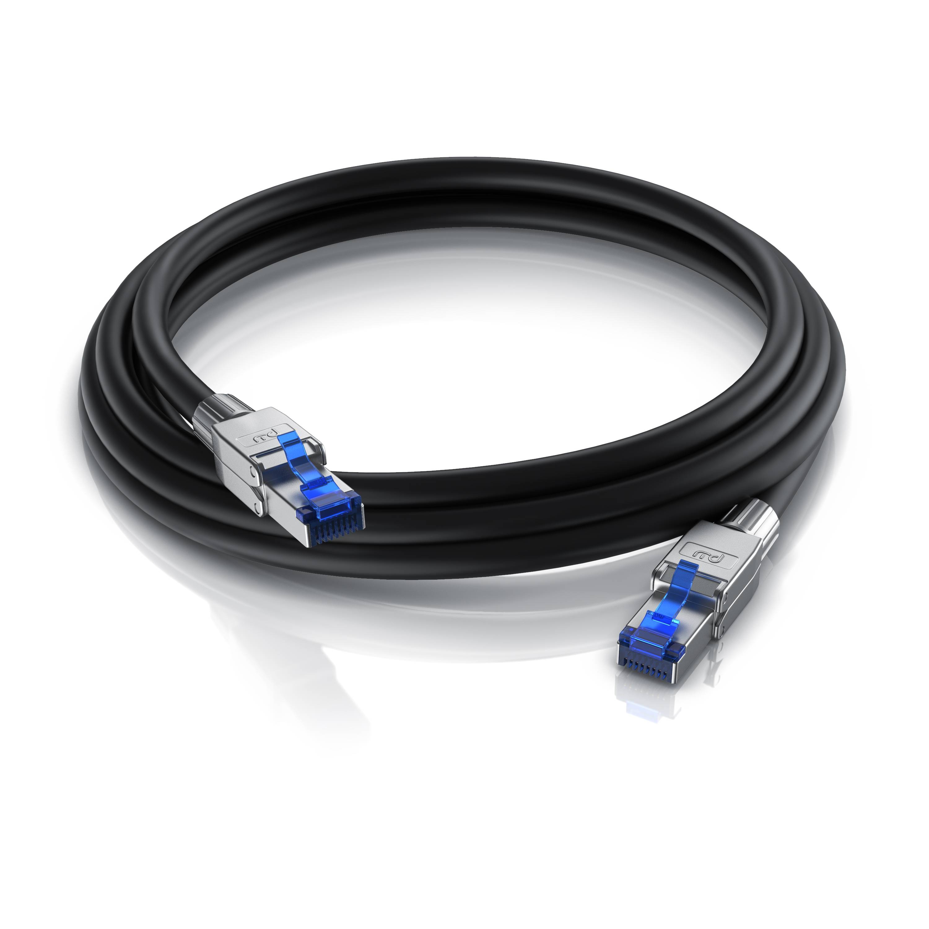 Primewire Patchkabel CAT 8 - Gigabit Ethernet LAN Kabel - 40 Gbit/s - S/FTP PIMF Schirmung - Netzwerkkabel - 0,25m