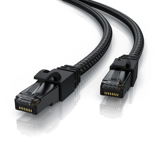 Primewire Patchkabel CAT 7 mit Baumwollmantel, Gigabit Ethernet LAN Kabel, 10 Gbit/s S/FTP PIMF, Netzwerkkabel - 0,5m Primewire Patchkabel CAT 7 mit Baumwollmantel, Gigabit Ethernet LAN Kabel, 10 Gbit/s S/FTP PIMF, Netzwerkkabel - 0,5m