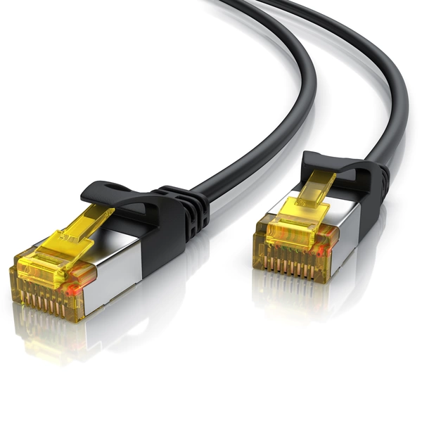 Primewire Ultra Slim Patchkabel Cat 7, LAN Ethernet Gigabit Kabel, 10000 Mbit U/FTP PIMF Schirmung, Netzwerkkabel - 2m Primewire Ultra Slim Patchkabel Cat 7, LAN Ethernet Gigabit Kabel, 10000 Mbit U/FTP PIMF Schirmung, Netzwerkkabel - 2m