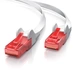 CSL Cat 6 Flachband LAN Kabel, UTP Schimung, Gigabit 1000 Mbit/s, Patchkabel Flachkabel, Netzwerkkabel - 30m CSL Cat 6 Flachband LAN Kabel, UTP Schimung, Gigabit 1000 Mbit/s, Patchkabel Flachkabel, Netzwerkkabel - 30m