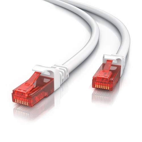 CSL Cat 6 Gigabit Ethernet LAN Kabel, mehrfach Geschirmt, UTP Gigabit 1000 Mbit/s Patchkabel, Netzwerkkabel - 15m CSL Cat 6 Gigabit Ethernet LAN Kabel, mehrfach Geschirmt, UTP Gigabit 1000 Mbit/s Patchkabel, Netzwerkkabel - 15m