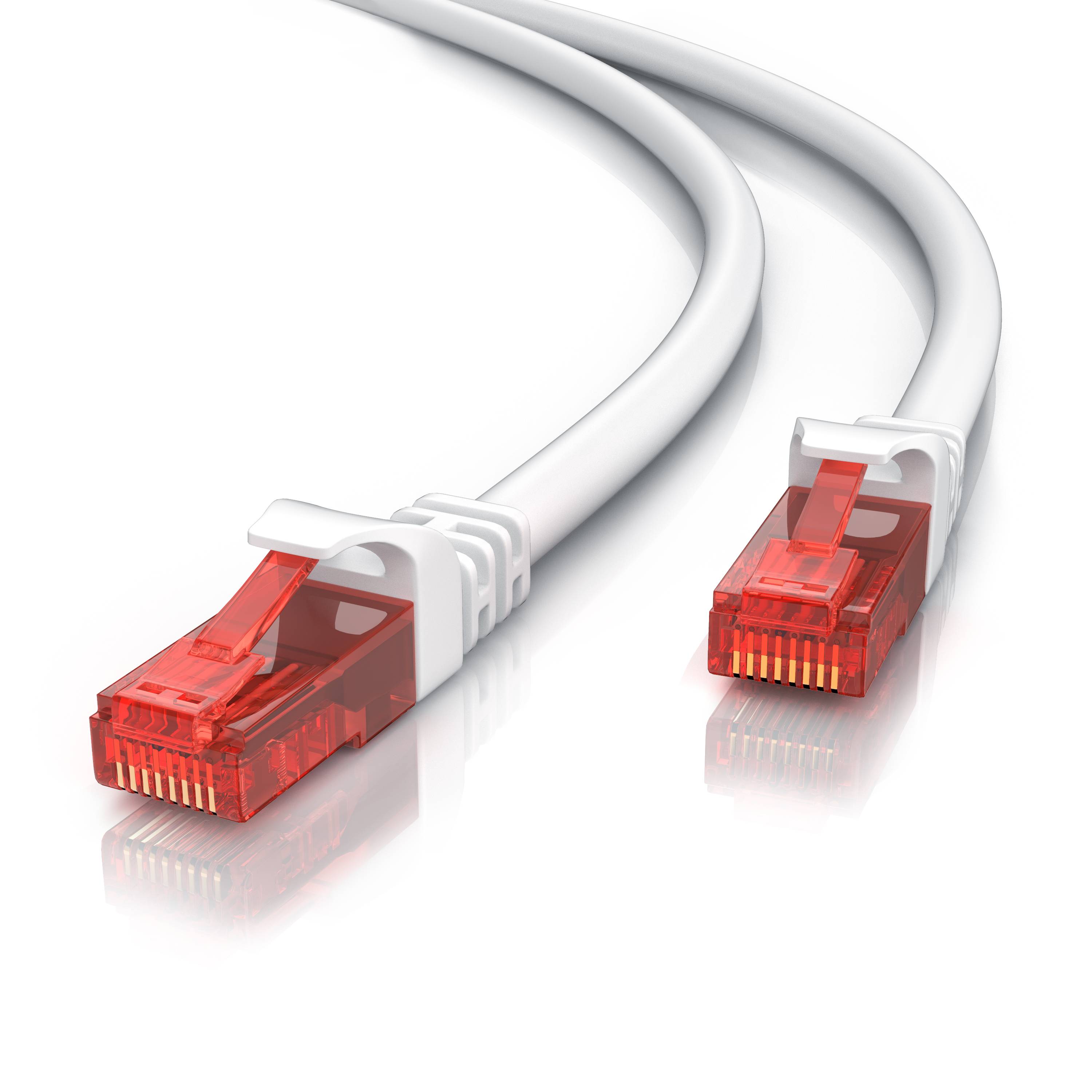 CSL Cat 6 Gigabit Ethernet LAN Kabel, mehrfach Geschirmt, UTP Gigabit 1000 Mbit/s Patchkabel, Netzwerkkabel - 25m
