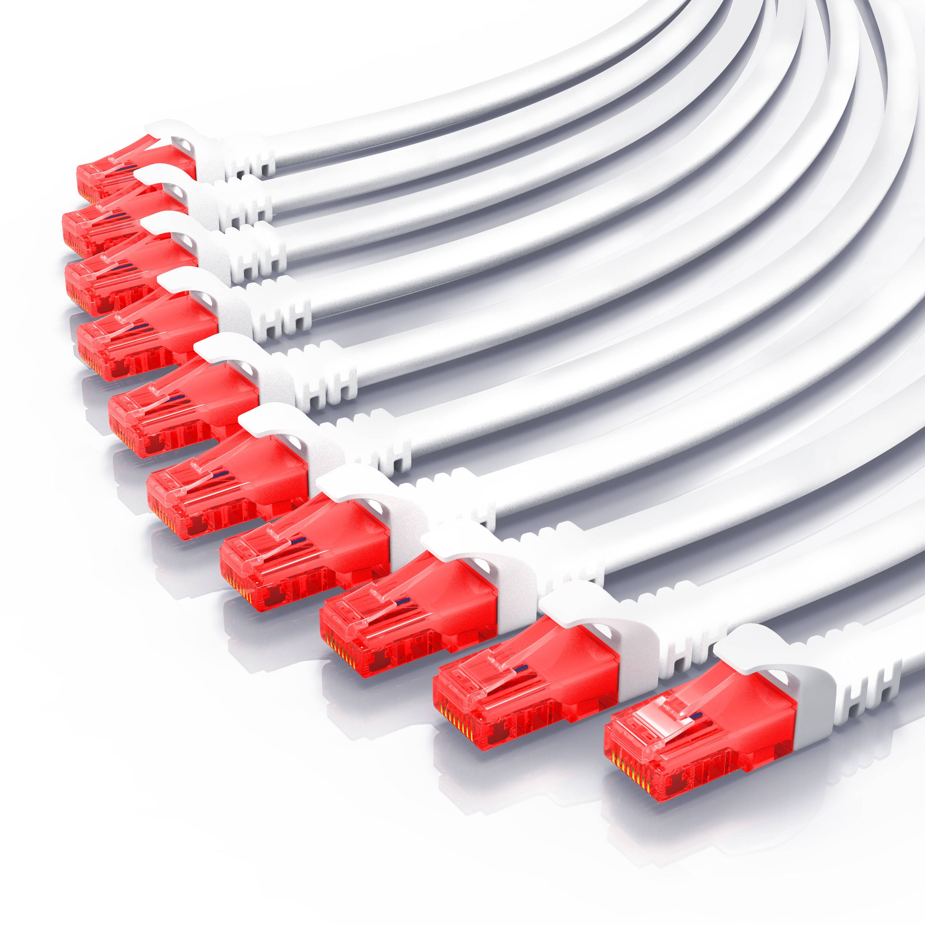 CSL Cat 6 Gigabit Ethernet LAN Kabel, mehrfach Geschirmt, UTP Gigabit 1000 Mbit/s Patchkabel, Netzwerkkabel - 5m