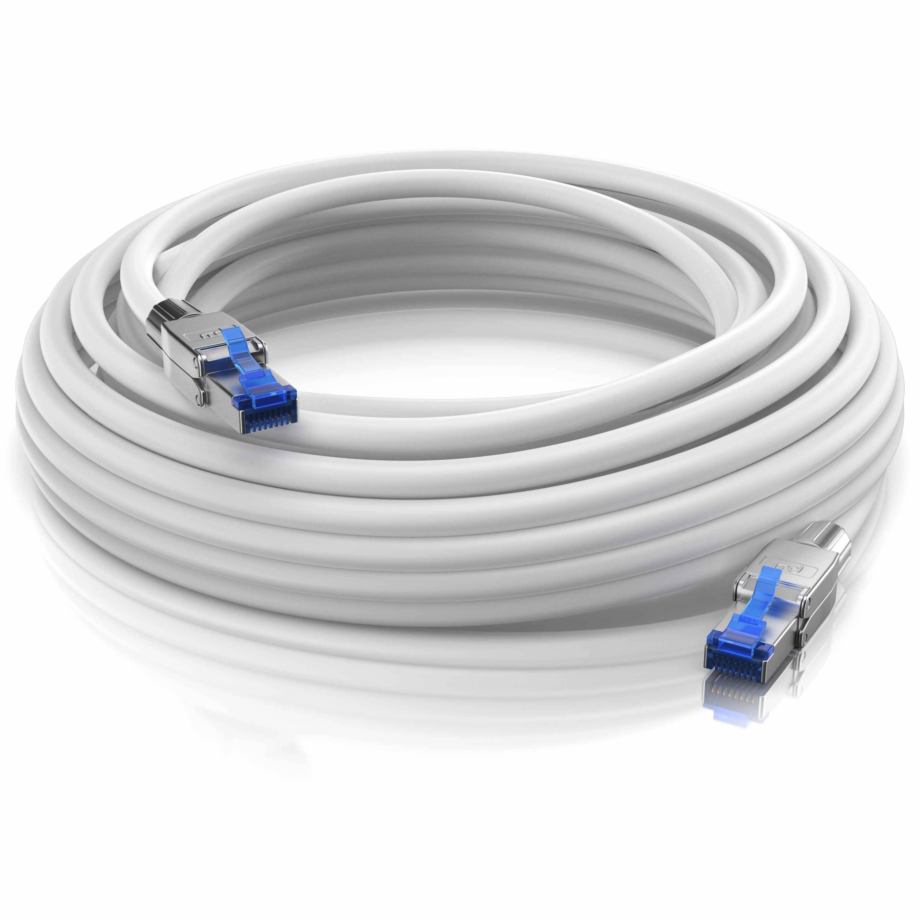 Primewire Patchkabel CAT 8 - Gigabit Ethernet LAN Kabel - 40 Gbit/s - S/FTP PIMF Schirmung - Netzwerkkabel - 7,5m