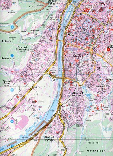 Falk Stadtplan Extra Trier 1:20.000