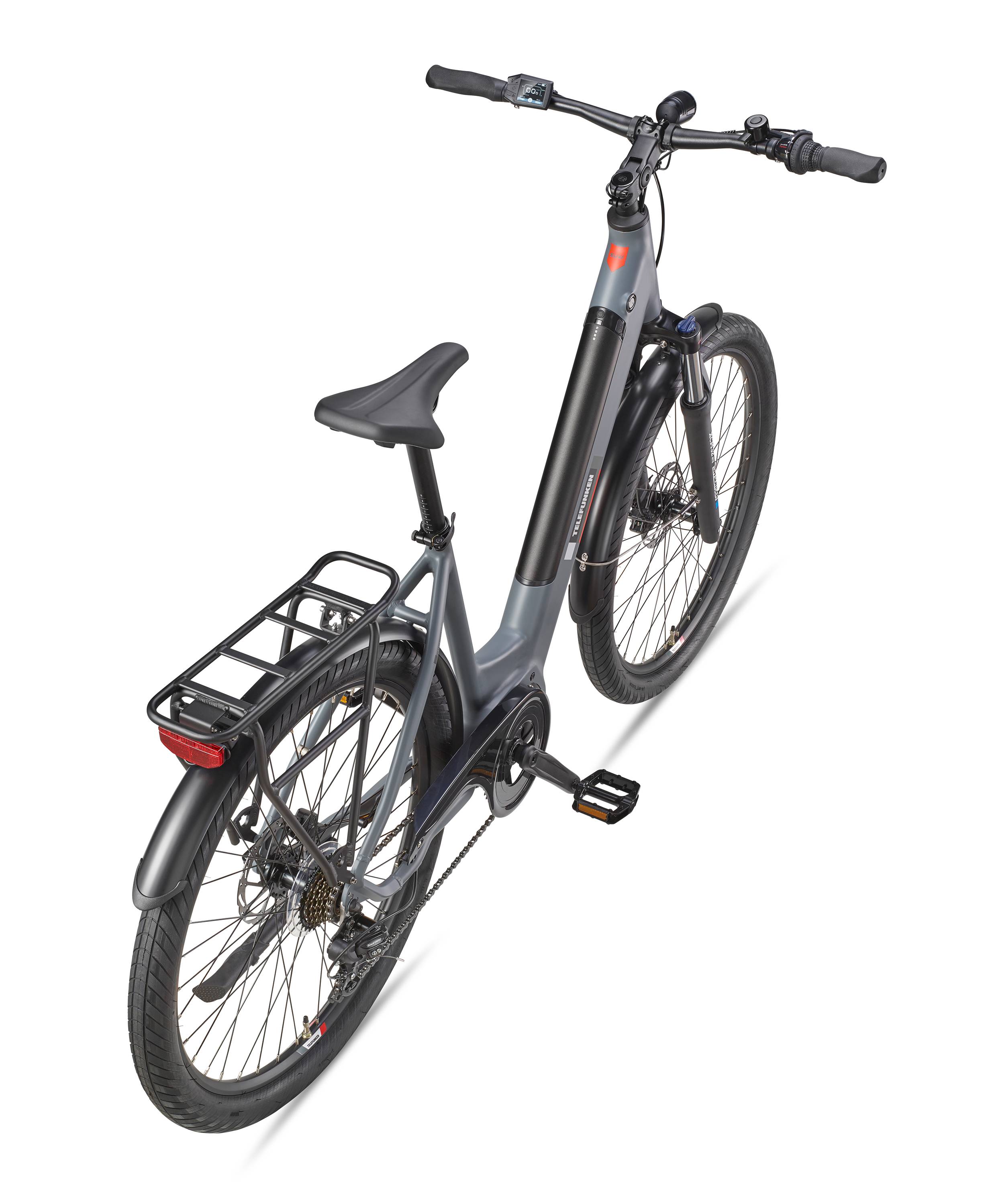 Telefunken City SUV E-Bike | Elektrofahrrad 27,5 Zoll | Mittelmotor | 7-Gang Kettenschaltung | 468 Wh Akku | Pedelec