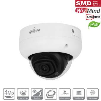 Dahua - IPC-HDBW5442RP-ASE-0280B-S3 - IP - Dome, - 4MP/Deeplight/WizMind S - 2,8 mm fix Objektiv - Unterstützt H.265/H.