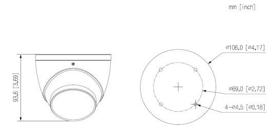 Dahua - HAC-HDW1509TP-IL-A-0280B-S2 - HDCVI - Eyeball, - 5MP/Duale Beleuchtung - 2,8 mm fix Objektiv - 2x Warmweiß Lich