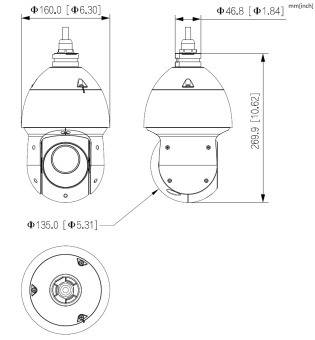 Dahua - SD49225DB-HC - HDCVI - PTZ, - 2MP/Starlight - 4,8~120mm motor. Objektiv - Max. IR Reichweite ~100m - Max. 25fps