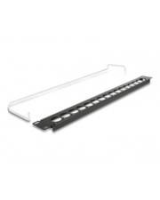 Delock 19? D-Typ Patchpanel mit Entlastungsschiene 16 Port 1 HE schwarz