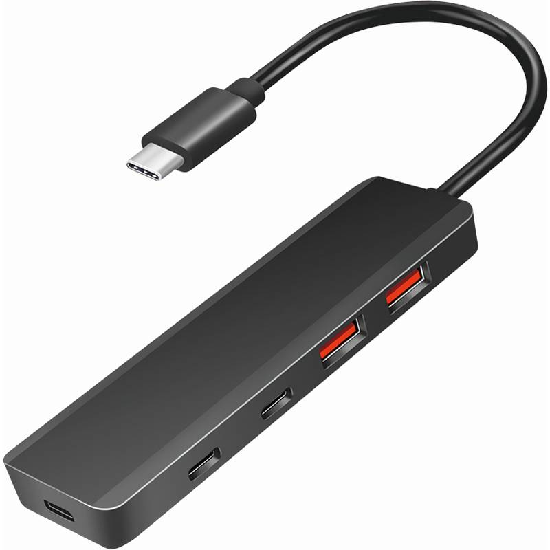 LogiLink USB 3.2 Ultra-Slim-Hub, 4-Port, 2x USB-A, 2x USB-C