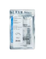 SMART KEEPER - Mini""Mini USB-B Port"" Blocker grau 4Stk.+Key