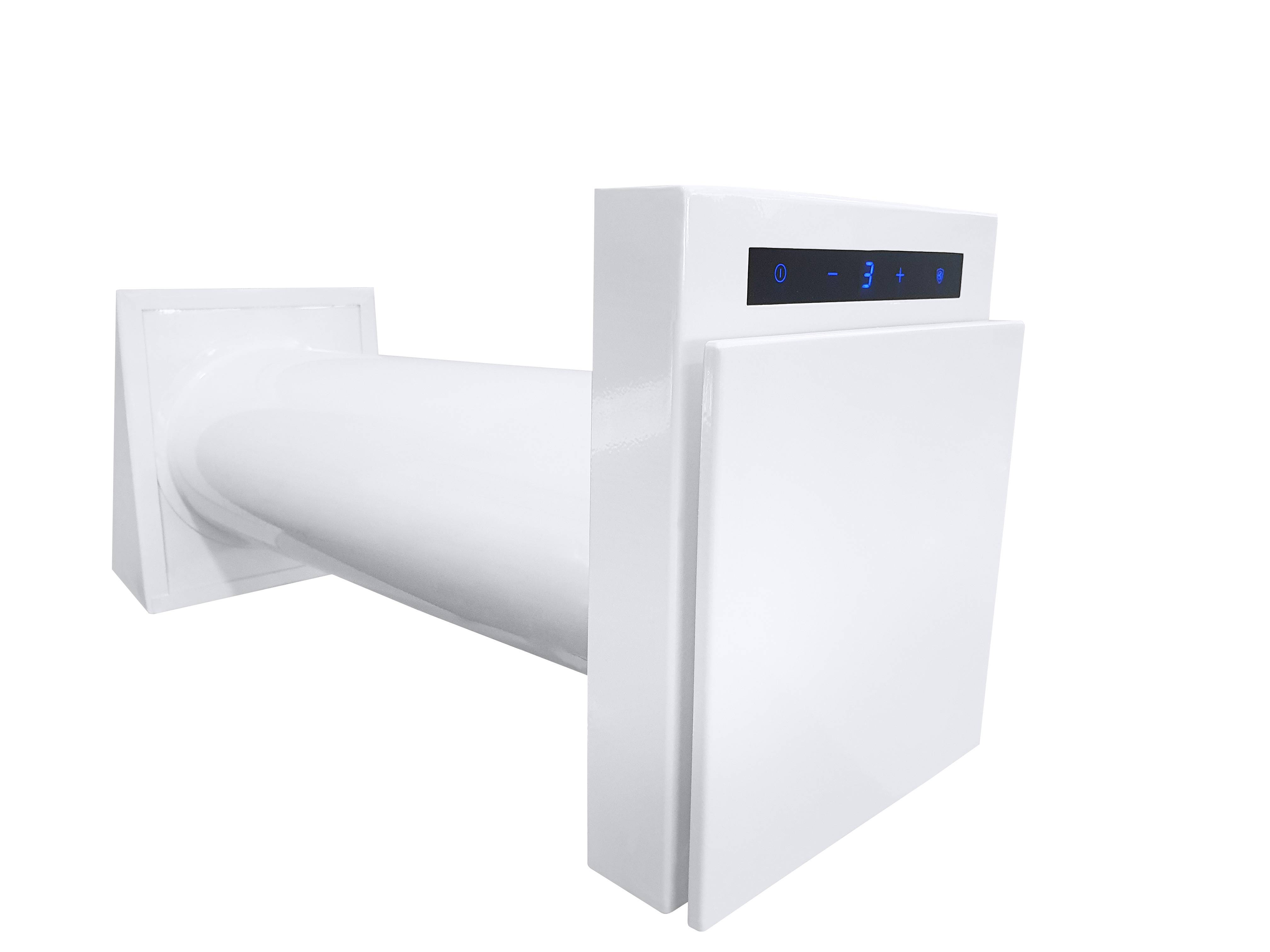 OXY8 Wandsystem 16PRO - dezentrales Lüftungsgerät mit achtstufigem Filter - Smarte Bedienung via App