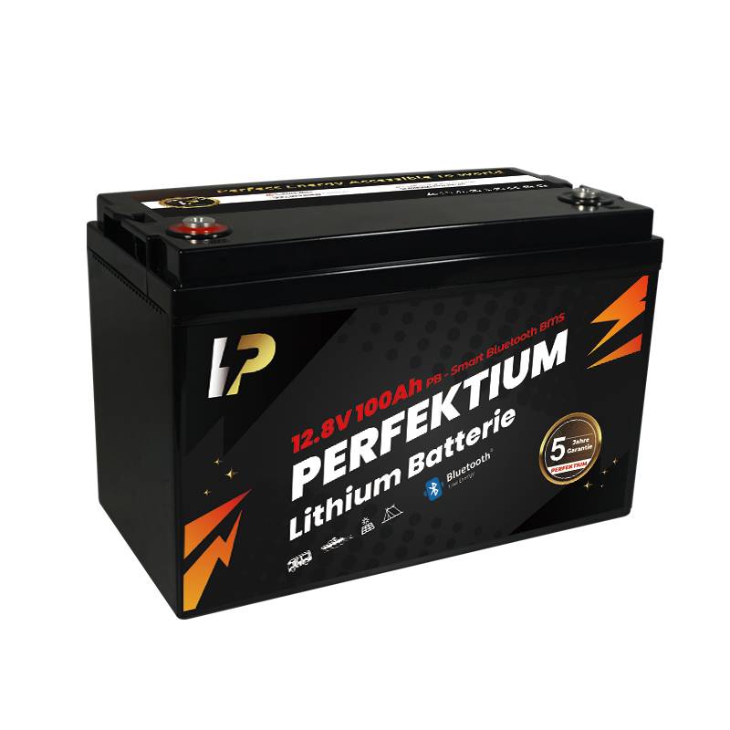 Perfektium LiFePO4 12.8V 100Ah Smart Bluetooth BMS mit 0% MwSt nach §12 Abs. 3 UstG