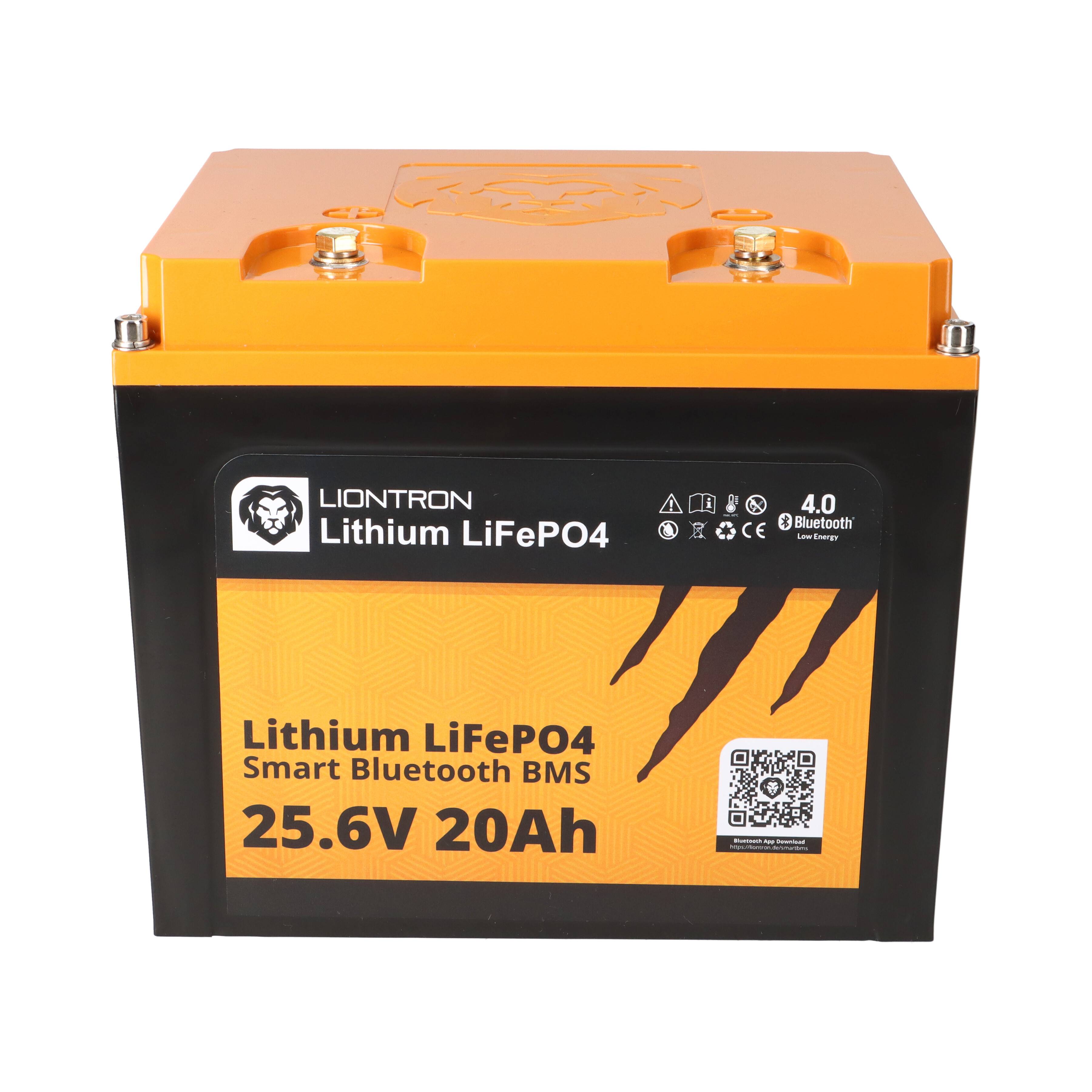 LIONTRON LiFePO4 Akku 25,6V 20Ah LX Smart BMS mit Bluetooth mit 0% MwSt nach §12 Abs. 3 UstG