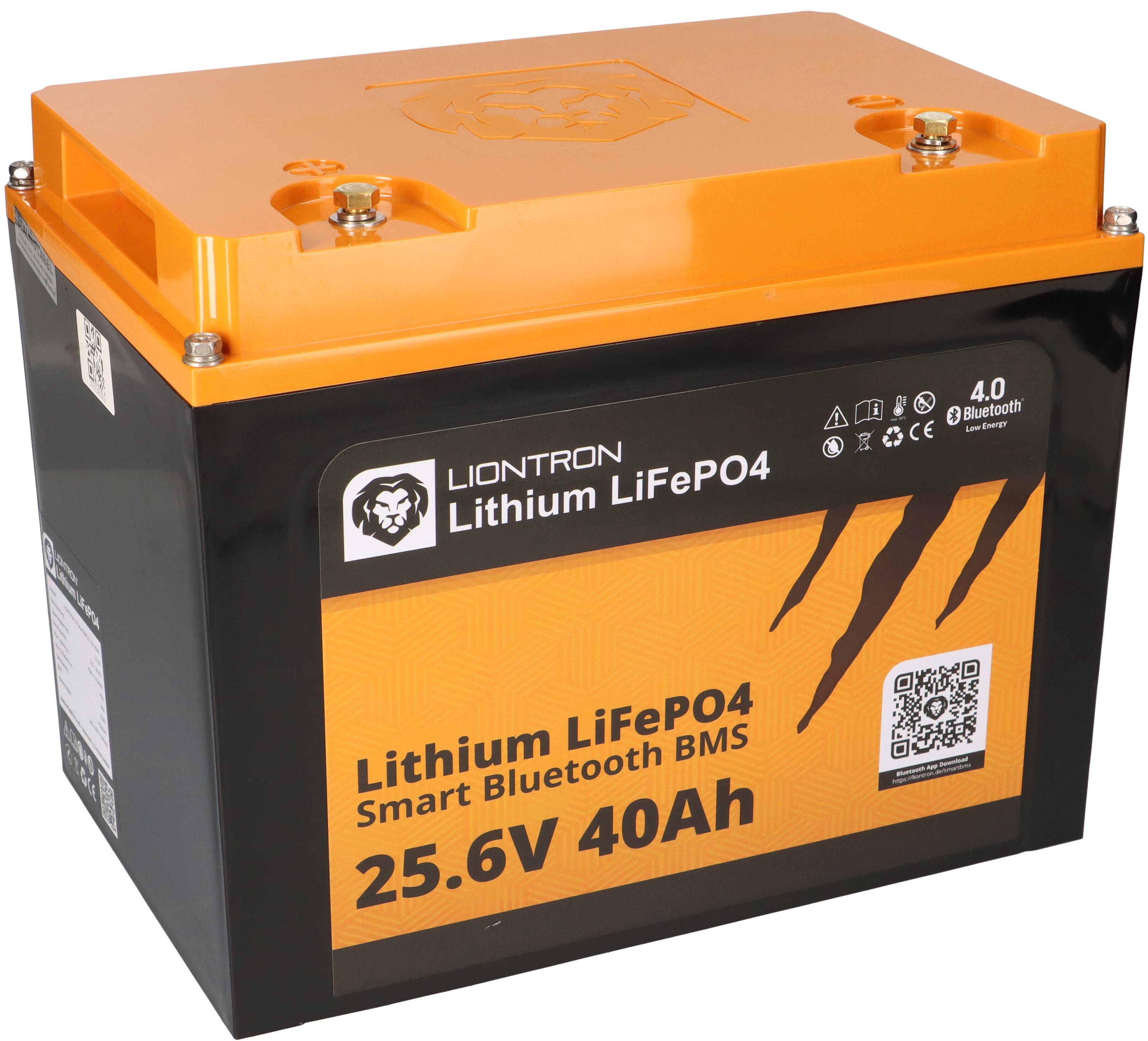 LIONTRON LiFePO4 Akku 25,6V 40Ah LX Smart BMS mit Bluetooth mit 0% MwSt nach §12 Abs. 3 UstG