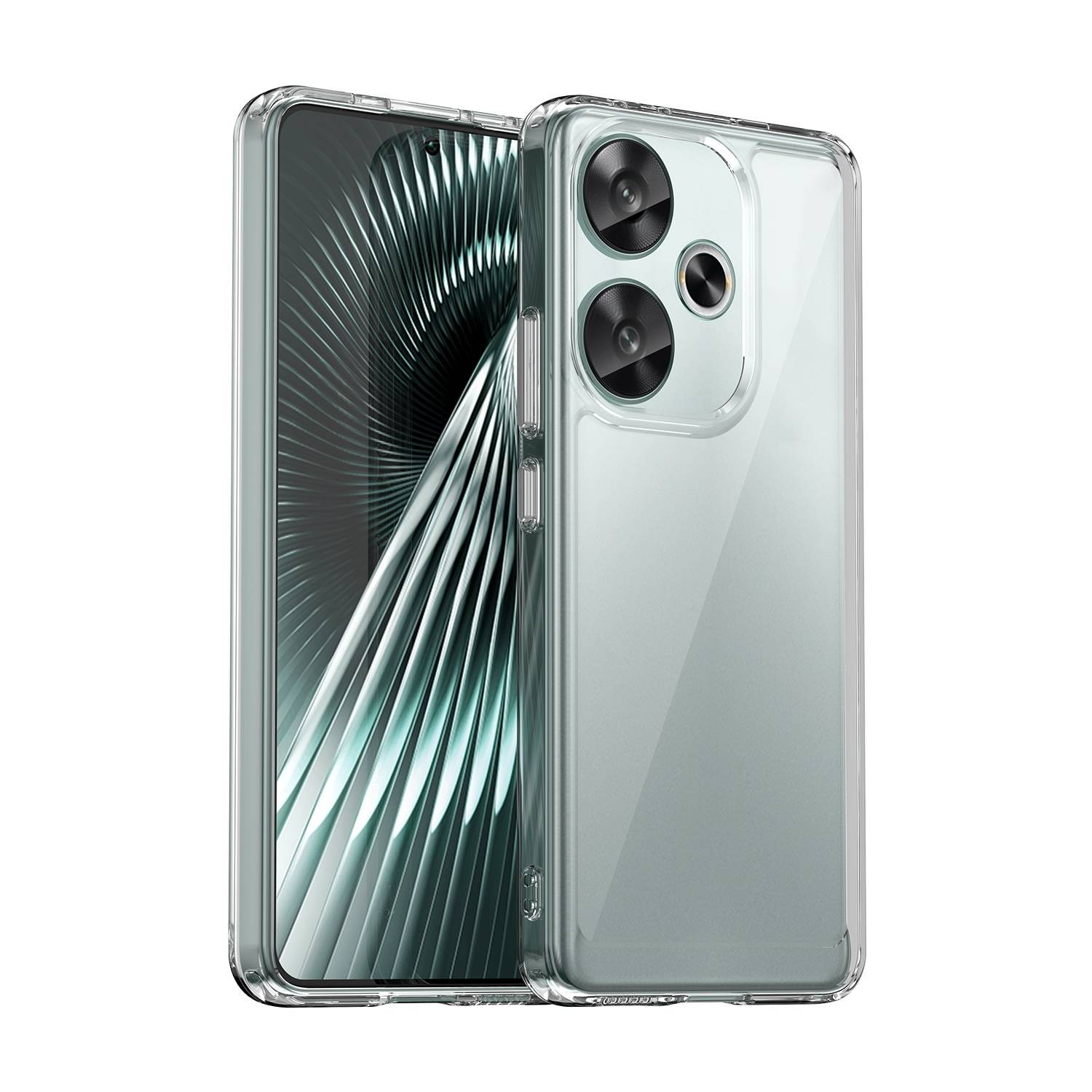 Für Xiaomi Poco F6 5G / Redmi Turbo 3 Colorful TPU Acryl Hybrid Hülle