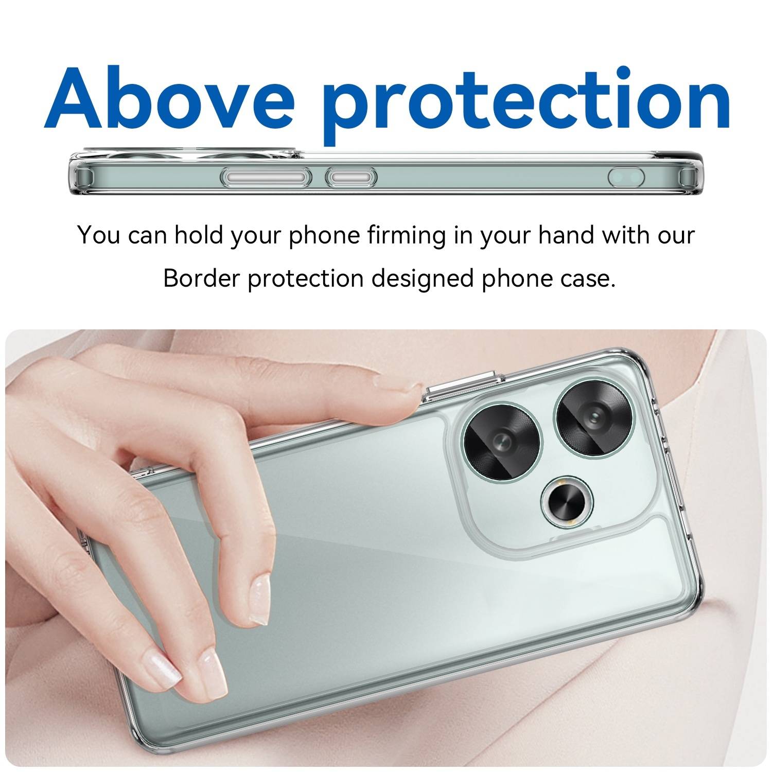 Für Xiaomi Poco F6 5G / Redmi Turbo 3 Colorful TPU Acryl Hybrid Hülle
