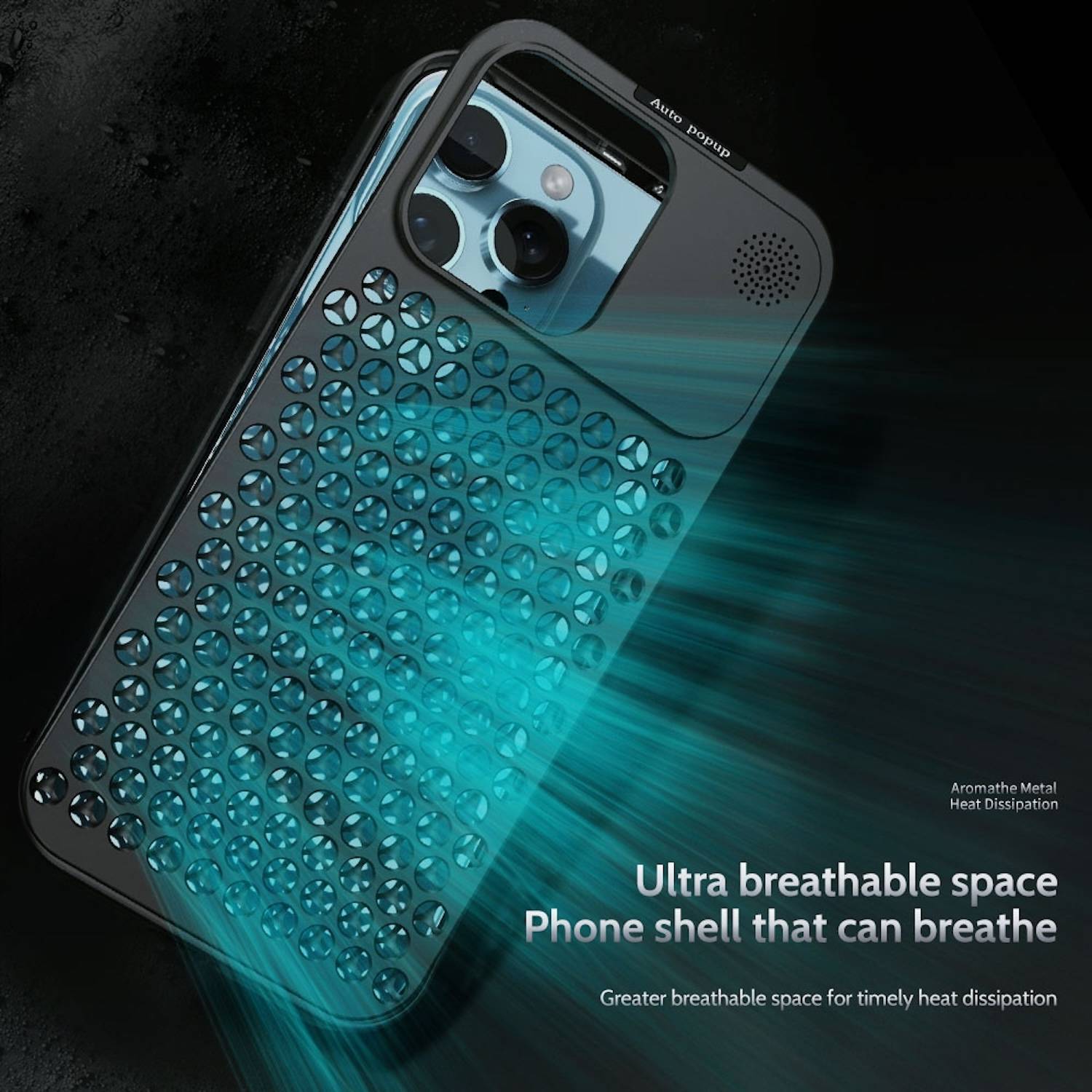 Für Apple iPhone 15 Pro Max Premium Aluminiumregulierung Schutzhülle