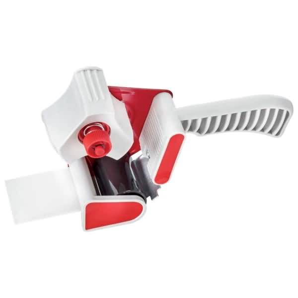 Packbandabroller bis 66mx50mm weiß/rot