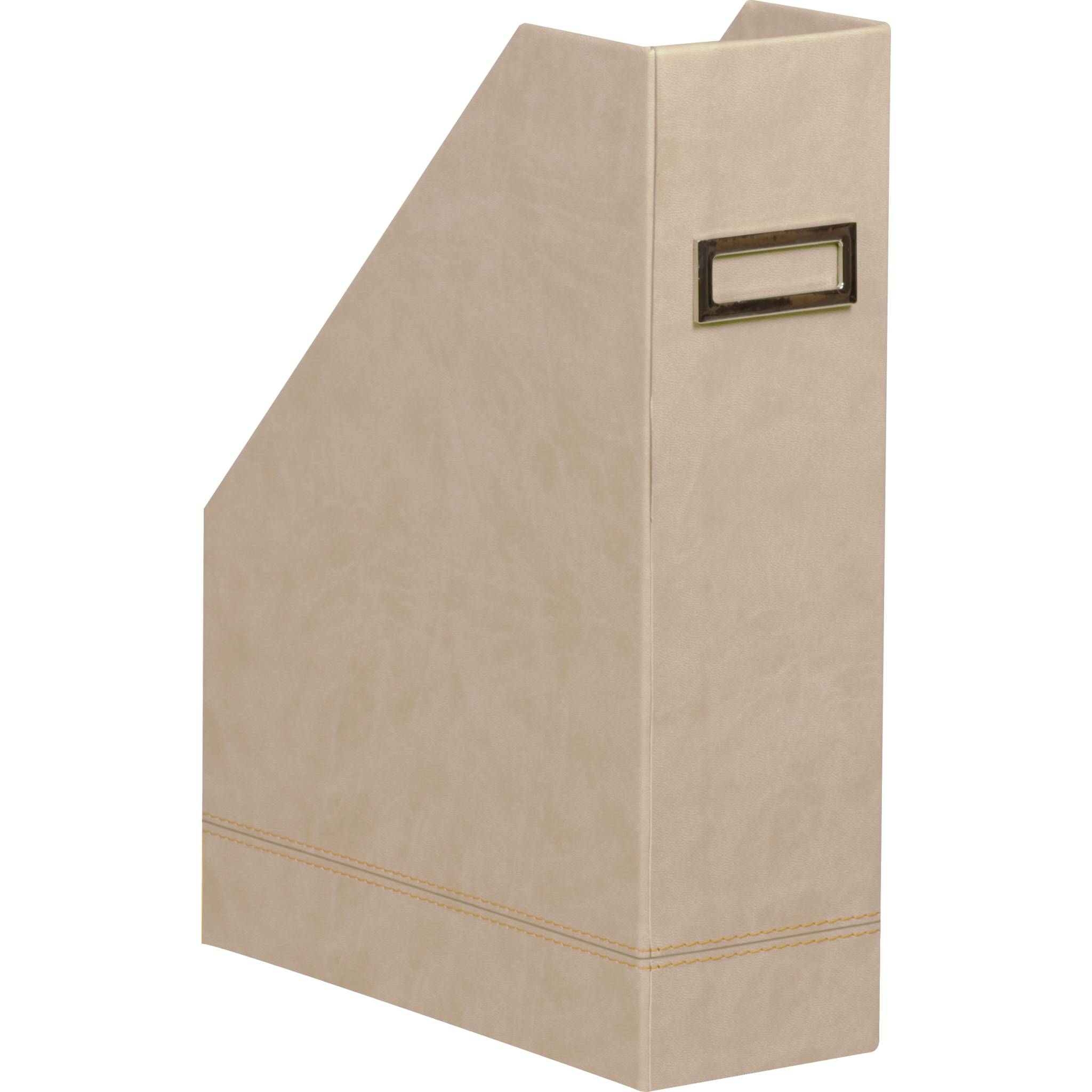 Rhodia Rhodiarama Stehsammler aus Kunstleder, 10x25x31cm - Beige 318835C