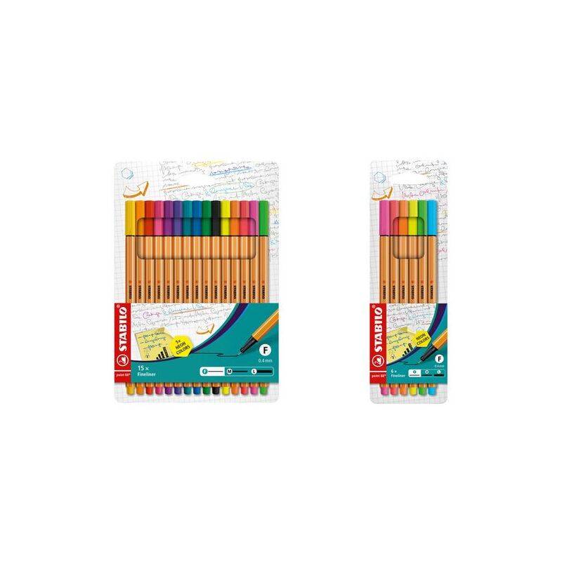 STABILO Fineliner point 88, 15er Kartonetui