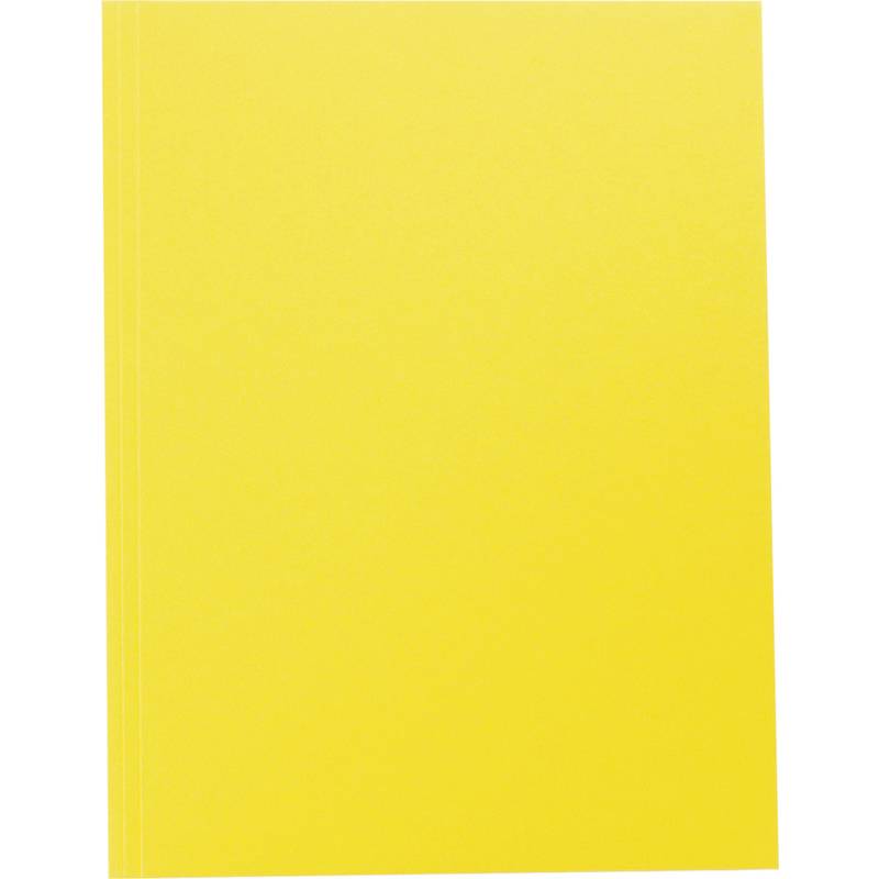 folia Zeichnungsmappe, aus Fotokarton, DIN A4, gelb