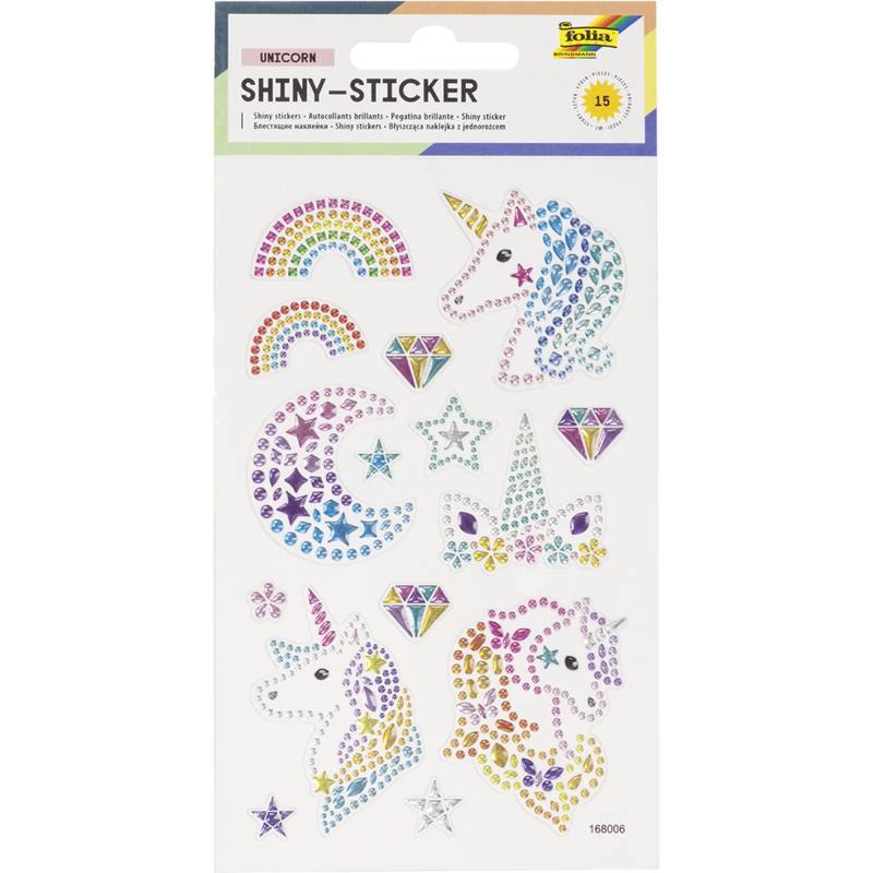 folia Shiny-Sticker UNICORN