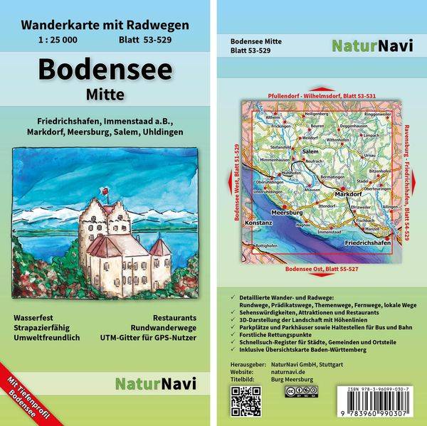 Bodensee Mitte 1 : 25 000