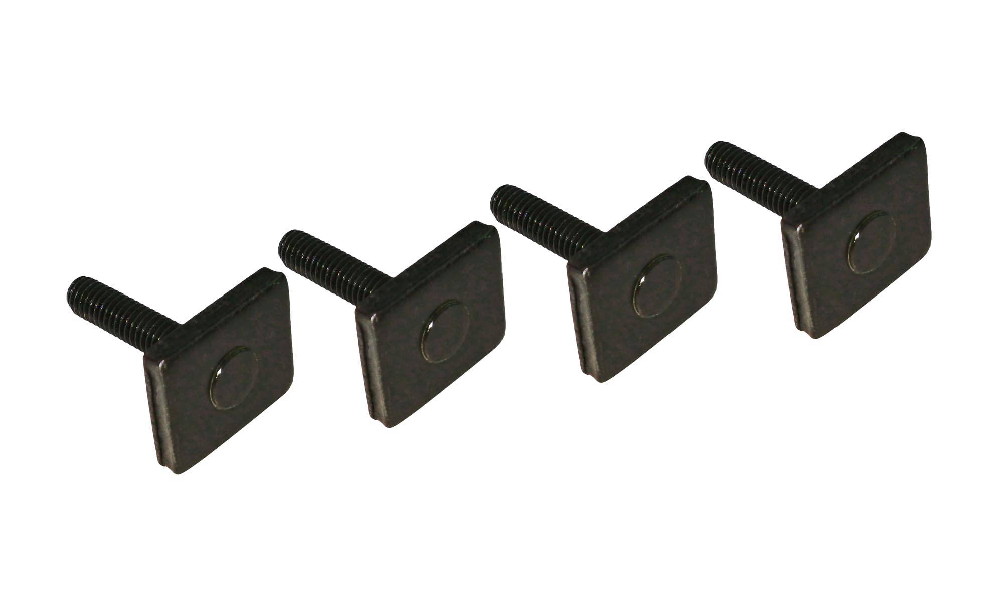 4 Nutsteine M8x25mm Dachträger Relingträger T-Nut Adapter Nutensteine 20x20mm