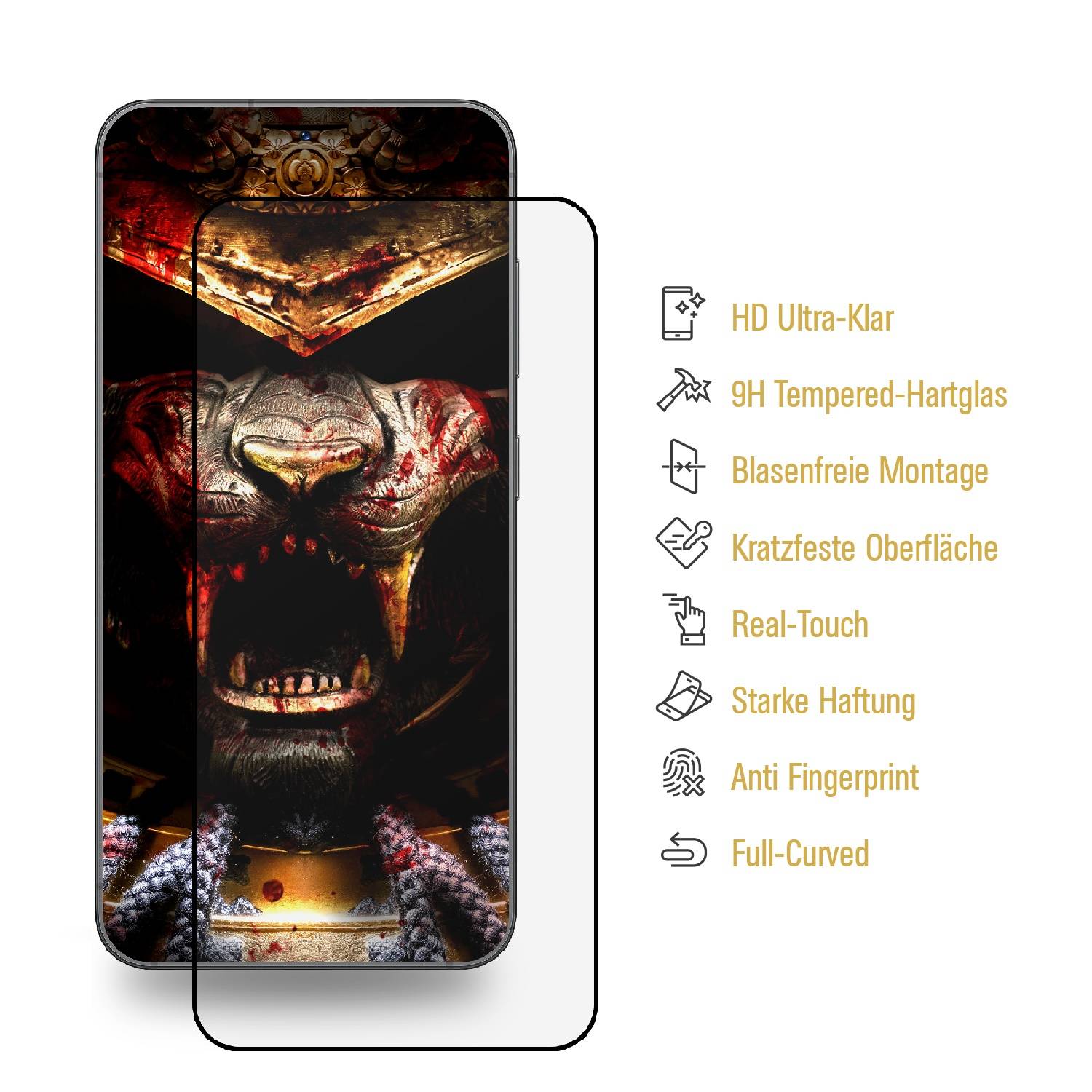1x 9H Panzerglas für Huawei Pura 70 Pro FULL CURVED 3D KLAR echtes Tempered Glass Panzerfolie Displayschutz Schutzglas Hartglas Schutzfolie