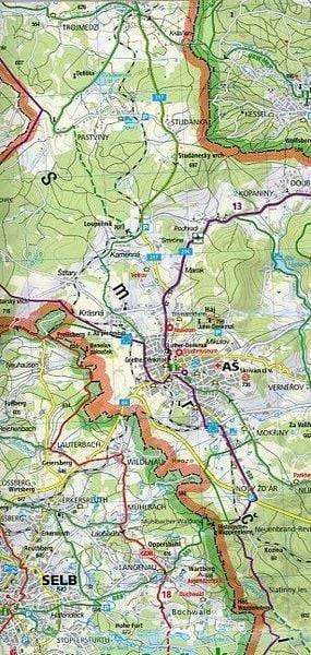 Vogtland - Hof - Fichtelgebirge 1 : 70000