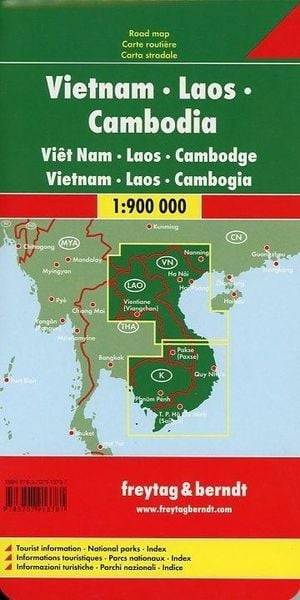 Vietnam - Laos - Kambodscha 1 : 900 000