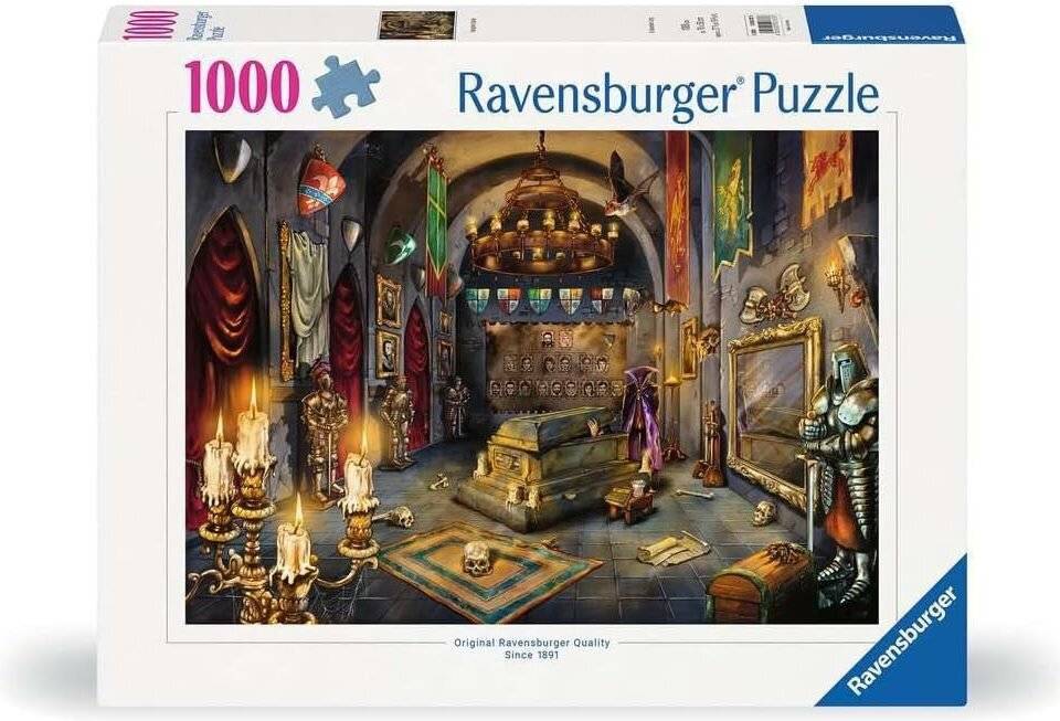 Original Ravensburger Quality Puzzle Das Schloss des Vampirs (1000 Teile)