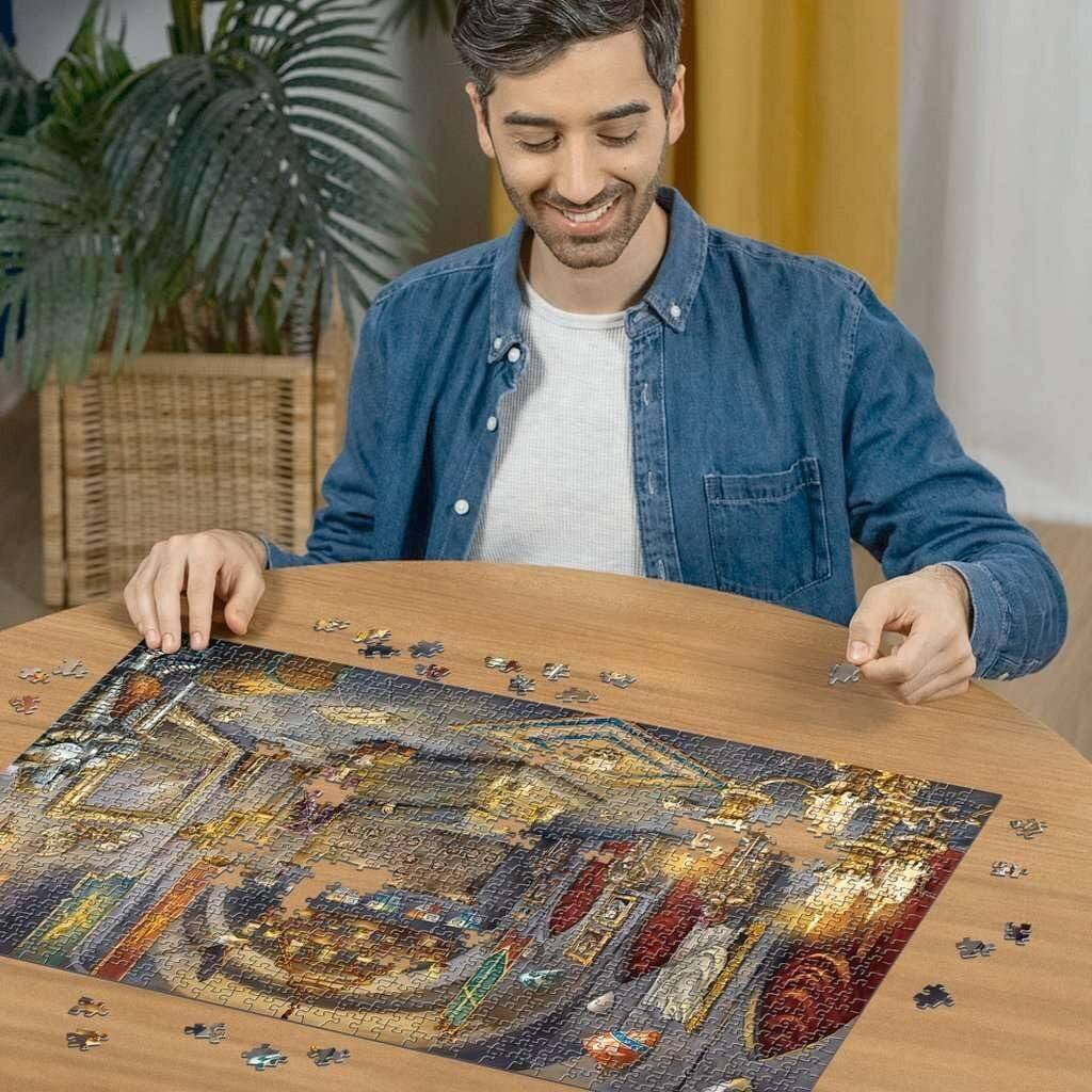 Original Ravensburger Quality Puzzle Das Schloss des Vampirs (1000 Teile)