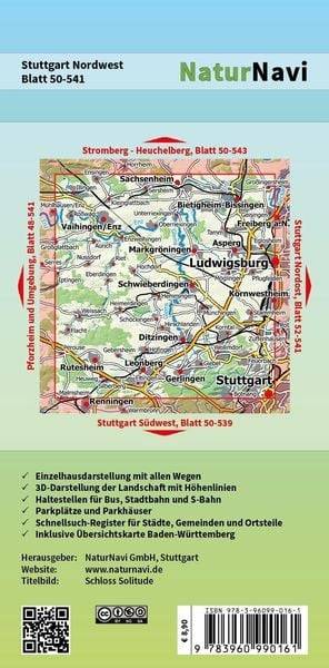 Stuttgart Nordwest 1 : 25 000