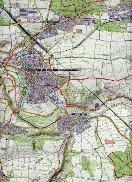 Stuttgart Nordwest 1 : 25 000