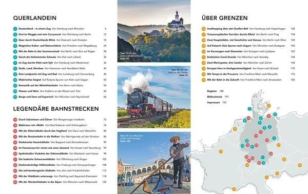 Einfach losfahren. 35 traumhafte Zugreisen in und ab Deutschland