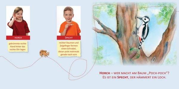 Mit Babyzeichen die Welt entdecken: Tiere im Wald