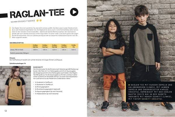 Lässige Styles für Kids nähen